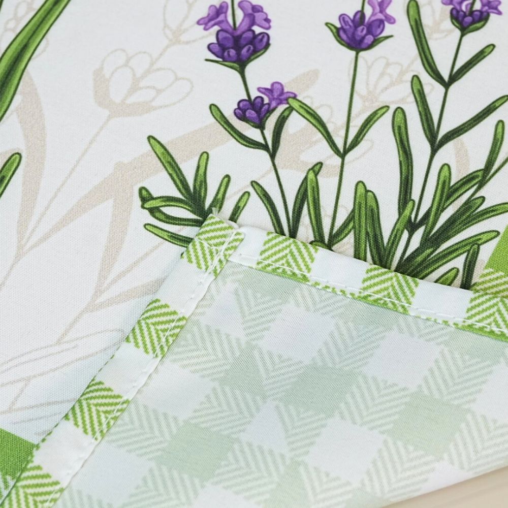 Caminho de Mesa Estampado Allegra 1 Peça 1,25m x 43cm 100% Poliéster - Lavanda