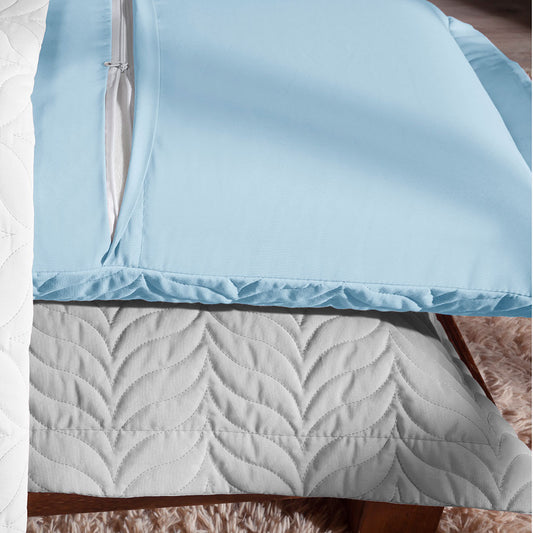 Porta Travesseiro Avulso 70cm x 50cm Com Debrum 1 Peça Paris Matelado 100% Algo