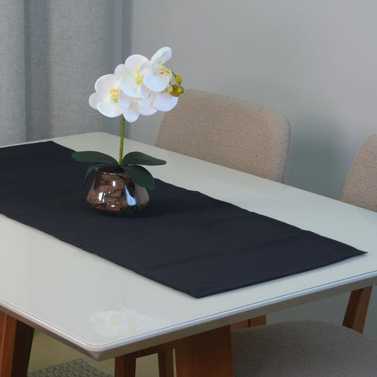 Caminho Trilho de Mesa Basic 1 Peça 1,30m x 40cm 100% Poliéster Tecido Oxford