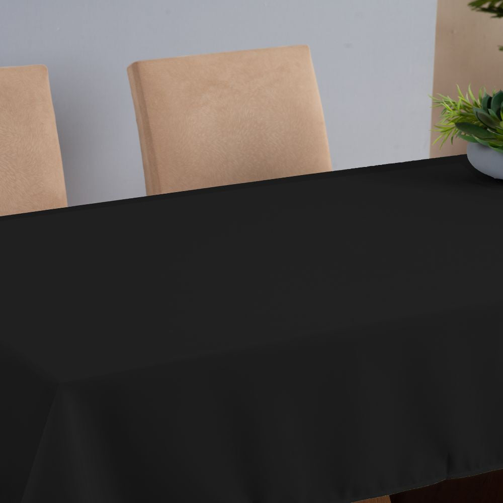 Toalha de Mesa Basic 1 Peça 1,45m x 1,40m 4 Lugares 100% Poliéster Tecido Oxfo