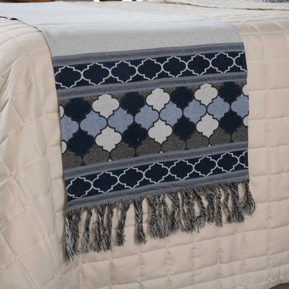 Kit Peseira Grécia 5 Peças King 60% Algodão / 40% Poliéster Tecido Jacquard