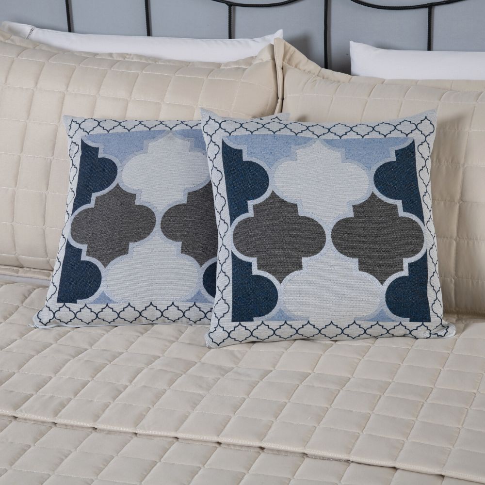 Kit Peseira Grécia 5 Peças King 60% Algodão / 40% Poliéster Tecido Jacquard