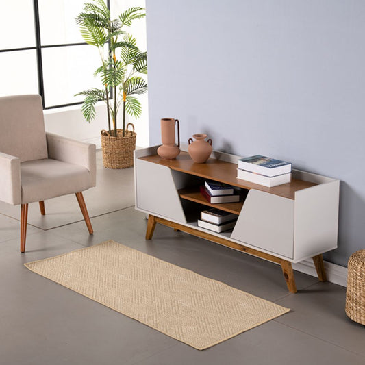 Tapete Passadeira Sisal Lancer 1 Peça 1,00m x 66cm 87% Polipropileno / 13% Poli