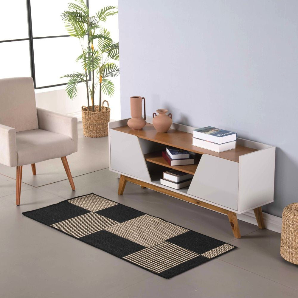 Tapete Passadeira Sisal Lancer 1 Peça 1,00m x 66cm 87% Polipropileno / 13% Poli