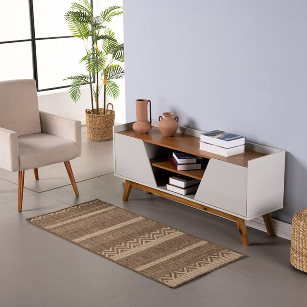 Tapete Passadeira Sisal Lancer 1 Peça 1,00m x 66cm 87% Polipropileno / 13% Poli