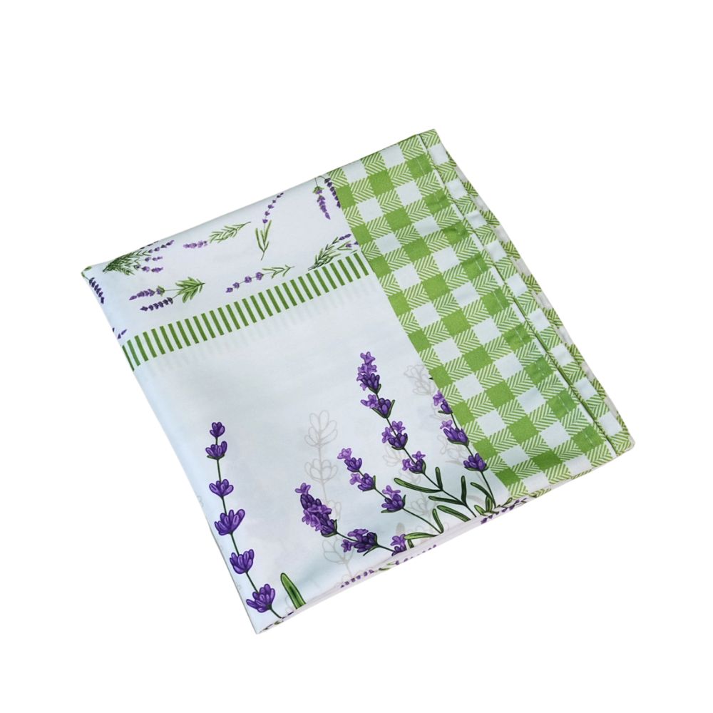 Caminho de Mesa Estampado Allegra 1 Peça 1,25m x 43cm 100% Poliéster - Lavanda