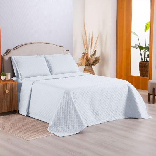 Kit Cobre Leito Matelado Dupla Face Attuale 3 Peças Casal 100% Poliéster - Bra